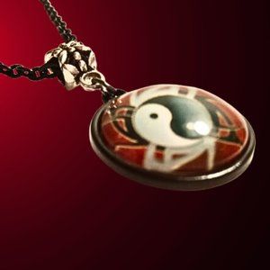Yin Yang Fire Element Necklace